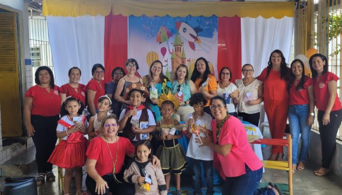 Manhã Literária da Escola Municipal Nossa Senhora dos Anjos movimenta Comunidade da Linha